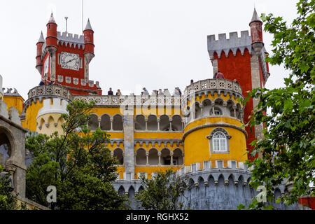 Pena Nationalpalast in Sintra, Portugal Stockfoto