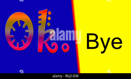 Logo Kunst Stockfoto