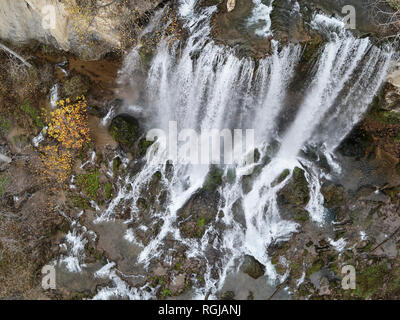 USA, Virginia, herabfallende Federn Wasserfall Stockfoto