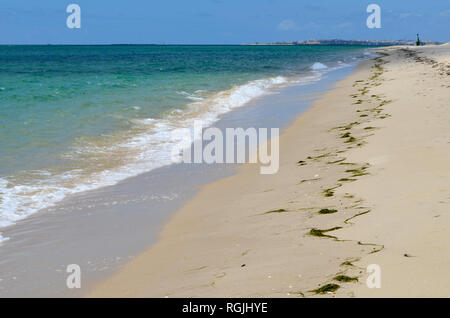 Armona Island Beach, Teil des Naturparks Ria Formosa an der Algarve Region des südwestlichen Portugal Stockfoto