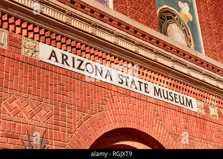 Außerhalb der Universität von Arizona State Museum auf dem Campus in Tucson AZ Stockfoto