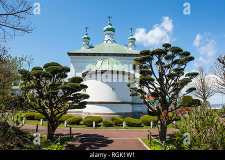 Hokkaido, Hakodate, Russische Orthodoxe Kirche Stockfoto