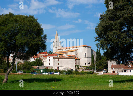 Kroatien, Istrien, Barban, Altstadt, der Pfarrkirche San Giuliano Stockfoto