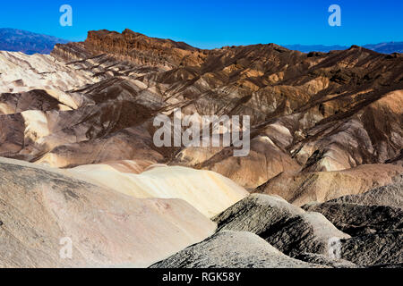 USA, Californien, Death Valley, Death Valley National Park, Zabriskie Point Stockfoto