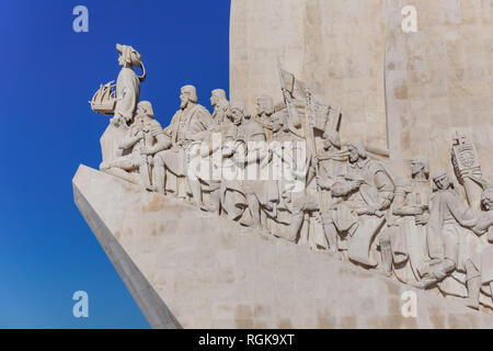 Denkmal der Entdeckungen Padrão dos Descobrimentos (Denkmal) in Lissabon, Portugal Stockfoto
