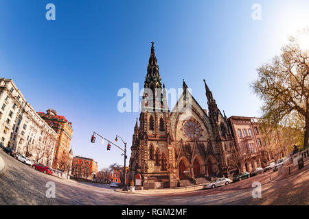 Evangelisch-methodistische Kirche in Baltimore, MD, USA Stockfoto