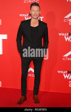 Westwood, CA, USA. 28 Jan, 2019. LOS ANGELES - Jan 28: Brian Tyler an der "was Männer wollen" Premiere im Village Theatre am 28 Januar, 2019 in Westwood, CA Credit: Kay Blake/ZUMA Draht/Alamy leben Nachrichten Stockfoto