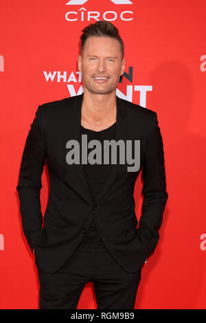 Westwood, CA, USA. 28 Jan, 2019. LOS ANGELES - Jan 28: Brian Tyler an der "was Männer wollen" Premiere im Village Theatre am 28 Januar, 2019 in Westwood, CA Credit: Kay Blake/ZUMA Draht/Alamy leben Nachrichten Stockfoto