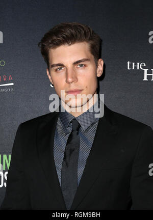 Westwood, Ca. 29 Jan, 2019. Nolan Funk, bei Dreharbeiten Italien öffnung Nacht am Italienischen Kulturinstitut in Westwood, Kalifornien, am 29. Januar 2019. Credit: Faye Sadou/Medien Punch/Alamy leben Nachrichten Stockfoto