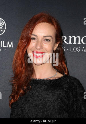 Westwood, Ca. 29 Jan, 2019. Gioia Libardoni, bei Dreharbeiten Italien öffnung Nacht am Italienischen Kulturinstitut in Westwood, Kalifornien, am 29. Januar 2019. Credit: Faye Sadou/Medien Punch/Alamy leben Nachrichten Stockfoto