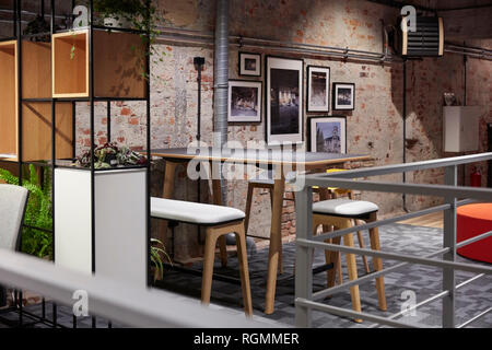 Innenraum eines modernen industriellen Stil loft Büro Stockfoto
