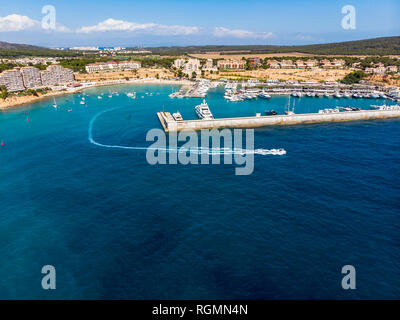 Spanien, Balearen, Mallorca, El Toro Port Adriano Stockfoto