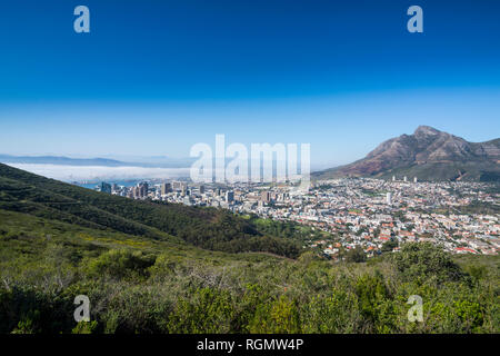 Südafrika, Kapstadt, Blick auf die Stadt Stockfoto