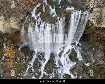 USA, Virginia, herabfallende Federn Wasserfall Stockfoto