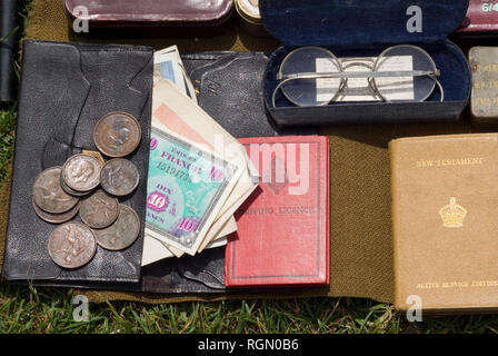 WWII Reihen Stockfoto