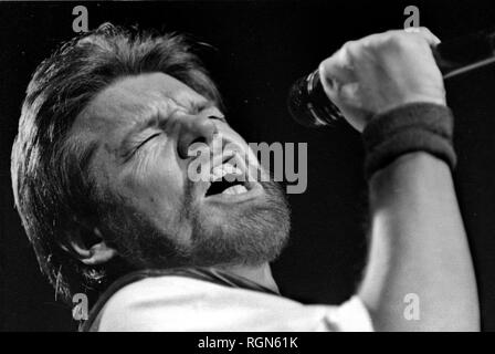 Bob Seger in Konzert im Fleet Center in Boston, Ma USA Feb.1996 Foto von Bill belknap Stockfoto