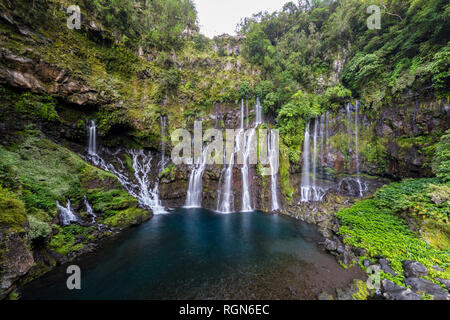 Reunion, Cascade Grand-Galet Stockfoto