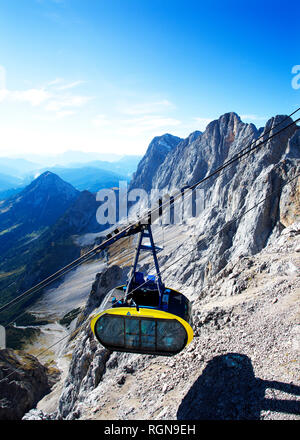 Österreich, Steiermark, Salzkammergut, Dachsteinmassiv, Dachstein Gletscherbahn Stockfoto