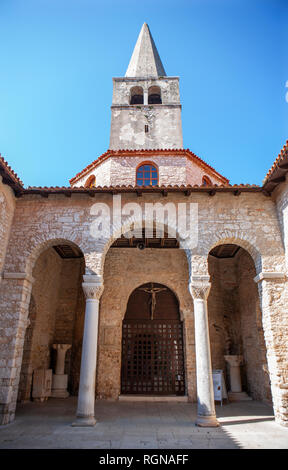 Kroatien, Istrien, Porec, Altstadt, Euphrasius Basilika Stockfoto