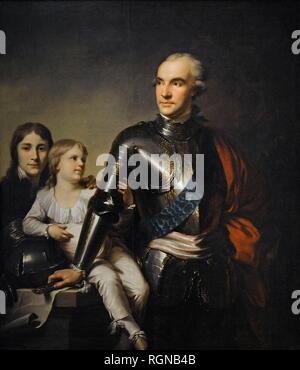 Giovanni Battista Lampi 1751 1830 Italienischer Maler Stanislaw Szczesny Potocki Mit Seinen Sohnen Stanislaw Und Jerzy Szczesny Ca 1788 1790 National Museum Warschau Polen Stockfotografie Alamy