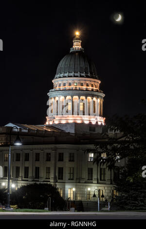 Salt Lake City, Utah: 24. August 2017: Utah State Capitol. Die Utah Capitol Häuser die Kammern der Utah State Legislative, das Büro des Gouverneurs, Stockfoto