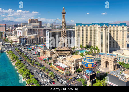 Skyline von Las Vegas Stockfoto