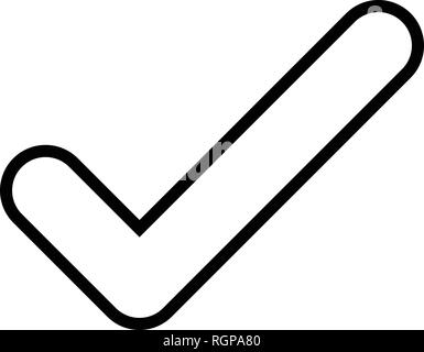 Tick Vektor Icon Zeichen Symbol Vektor Illustration für den privaten und gewerblichen Gebrauch... Reinigen Sie trendige Symbol... Stock Vektor