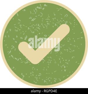 Tick Vektor Icon Zeichen Symbol Vektor Illustration für den privaten und gewerblichen Gebrauch... Reinigen Sie trendige Symbol... Stock Vektor