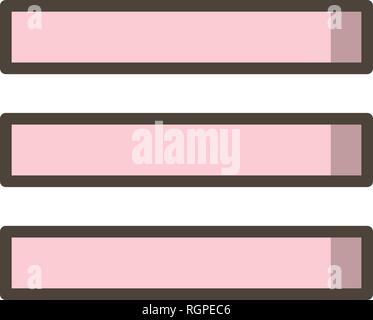 Menü Vektor Icon Zeichen Symbol Vektor Illustration für den privaten und gewerblichen Gebrauch... Reinigen Sie trendige Symbol... Stock Vektor