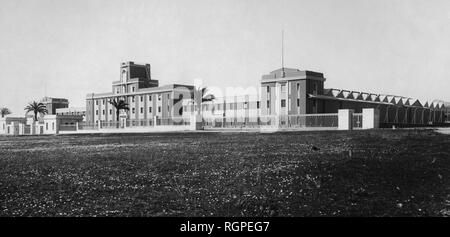 Latium, Luftfahrt Baumaschinen, Guidonia, 1920-30 Stockfoto