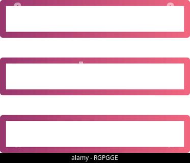 Menü Vektor Icon Zeichen Symbol Vektor Illustration für den privaten und gewerblichen Gebrauch... Reinigen Sie trendige Symbol... Stock Vektor