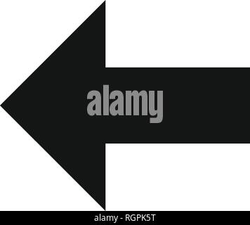 Links Vektor Icon Zeichen Symbol Vektor Illustration für den privaten und gewerblichen Gebrauch... Reinigen Sie trendige Symbol... Stock Vektor