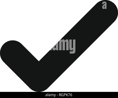 Tick Vektor Icon Zeichen Symbol Vektor Illustration für den privaten und gewerblichen Gebrauch... Reinigen Sie trendige Symbol... Stock Vektor