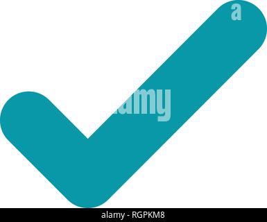 Tick Vektor Icon Zeichen Symbol Vektor Illustration für den privaten und gewerblichen Gebrauch... Reinigen Sie trendige Symbol... Stock Vektor