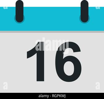 Kalender Vektor Symbol Vektor Icon Zeichen Symbol Vektor Illustration für den privaten und gewerblichen Gebrauch... Reinigen Sie trendige Symbol... Stock Vektor