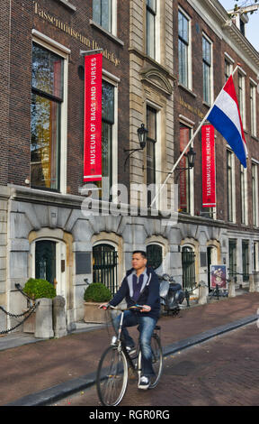 Museum von Taschen und Geldbörsen (Tassenmuseum Hendrikje), Herengracht, Amsterdam, Holland, Europa Stockfoto