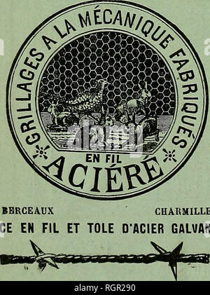 . Bulletin de la SociÃ©tÃ© nationale d'Acclimatation de France. Zoologie. Librairie agricole de la maison rustique, Rue Jacob, 2G, Ã l&gt; ariM 59 Â° ANNÃE ich sÂ" "ANNE. ICH REVUE HORTICOLE FONDEE EN 1829 PAR LES AUTEURS LE BON JARDINIER RÃ©dacteurs de Koch:MM. K.-A. Â¬Â". nniionii: et Ed. AfVnnÃ © La Revue horiicoJe, unverzichtbare pour la Bonne tenue De Jardins Et Les Serres, traite SPÖ © cialement toutes Jes Fragen d'Gartenbau. ParaÃ® t Le l^'et le 16 de chaque mois par livraison Grand in-8de 32 Seiten à deux Colonnes, avec une magnifique planche coloriÃ©e et des Gravures noires, et Forme chaqu Stockfoto