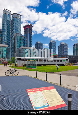 Toronto Railway Museum, Roundhouse Park, Toronto, Ontario, Kanada Stockfoto