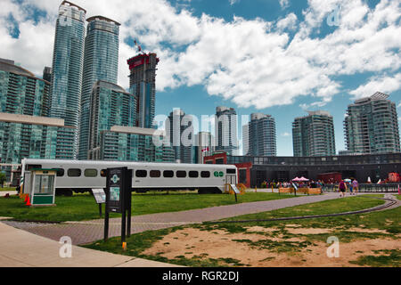 Toronto Railway Museum, Roundhouse Park, Toronto, Ontario, Kanada Stockfoto