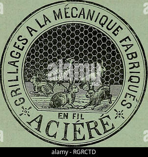 . Bulletin de la SociÃ©tÃ© nationale d'Acclimatation de France. Zoologie. liibrairio agricole de la maison rustique, Rue Jacob, SO, Ã, Paris 59" ANNEE REVUE HORTICOLE 59 Â° ANNEE FONDEE EN 1829 PAR LES AUTEURS LE BON JARDINIER RÃ©dacteurs de Koch:MM. K.-A. CAUUli'^RE et Ed. La AIVDRÃ iRevue horticole, unverzichtbare pour la Bonne tenue De Jardins Et Les Serres, traite SPÖ © cialement toutes les Fragen d'Gartenbau. ParaÃ® t Le 1" et le 16 de chaque mois par livraison Grand in-8de 32 Seiten à deux Colonnes, avec une magnifique planche coloriÃ©e et des Gravures noires, et Forme chaq Stockfoto