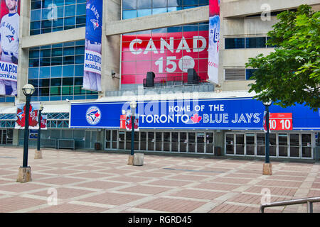 Rogers Center multi purpose Stadium, die Heimat von Major League Baseball Team die Toronto Blue Jays, Toronto, Ontario, Kanada Stockfoto