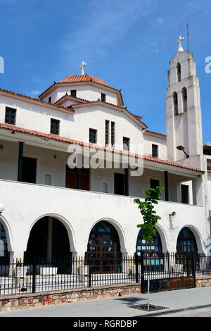 Orthodoxe Kirche, Saranda, Riviera, Ionisches Meer, Albanien Stockfoto