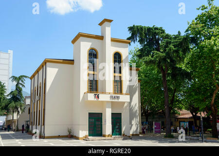 National Theater, Stadtzentrum, Tirana, Albanien Stockfoto