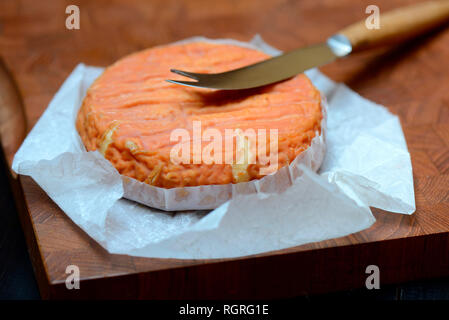 Epoisses de Bourgogne, Epoisse Stockfoto