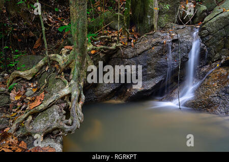 Wasserfall Kaskaden des Patong Beach, Phuket, Thailand Stockfoto