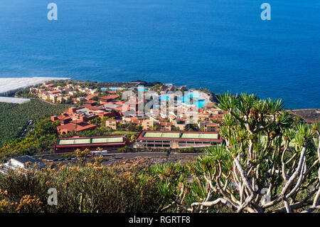 Hotel La Palma & Teneguía Princess in Las Indias auf La Palma Stockfoto