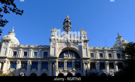 Post & Telegraph Gebäude 1922 Valencia Spanien Stockfoto