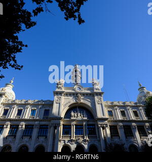 Post & Telegraph Gebäude 1922 Valencia Spanien Stockfoto