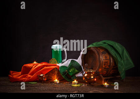 Irish Festival Symbol. Lucky Konzept. St. Patrick's Day noch Leben Stockfoto