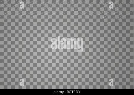 Vector Illustration Regen auf einen transparenten Hintergrund isoliert Stock Vektor